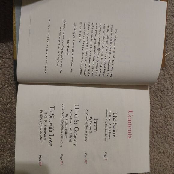 READERS DIGEST Lot of 5 Vintage Condensed Books  1958, 1959, 1966, 1968 - Picture 7 of 16